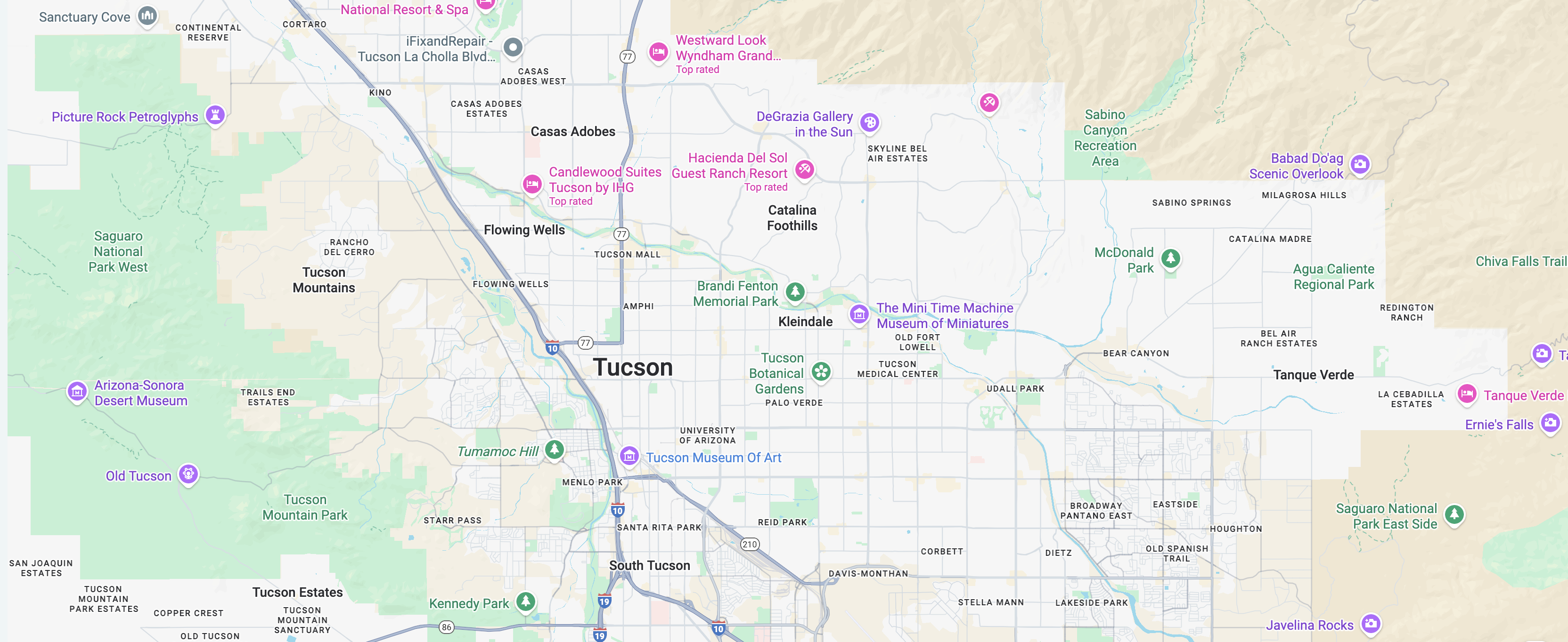 Business Location Map